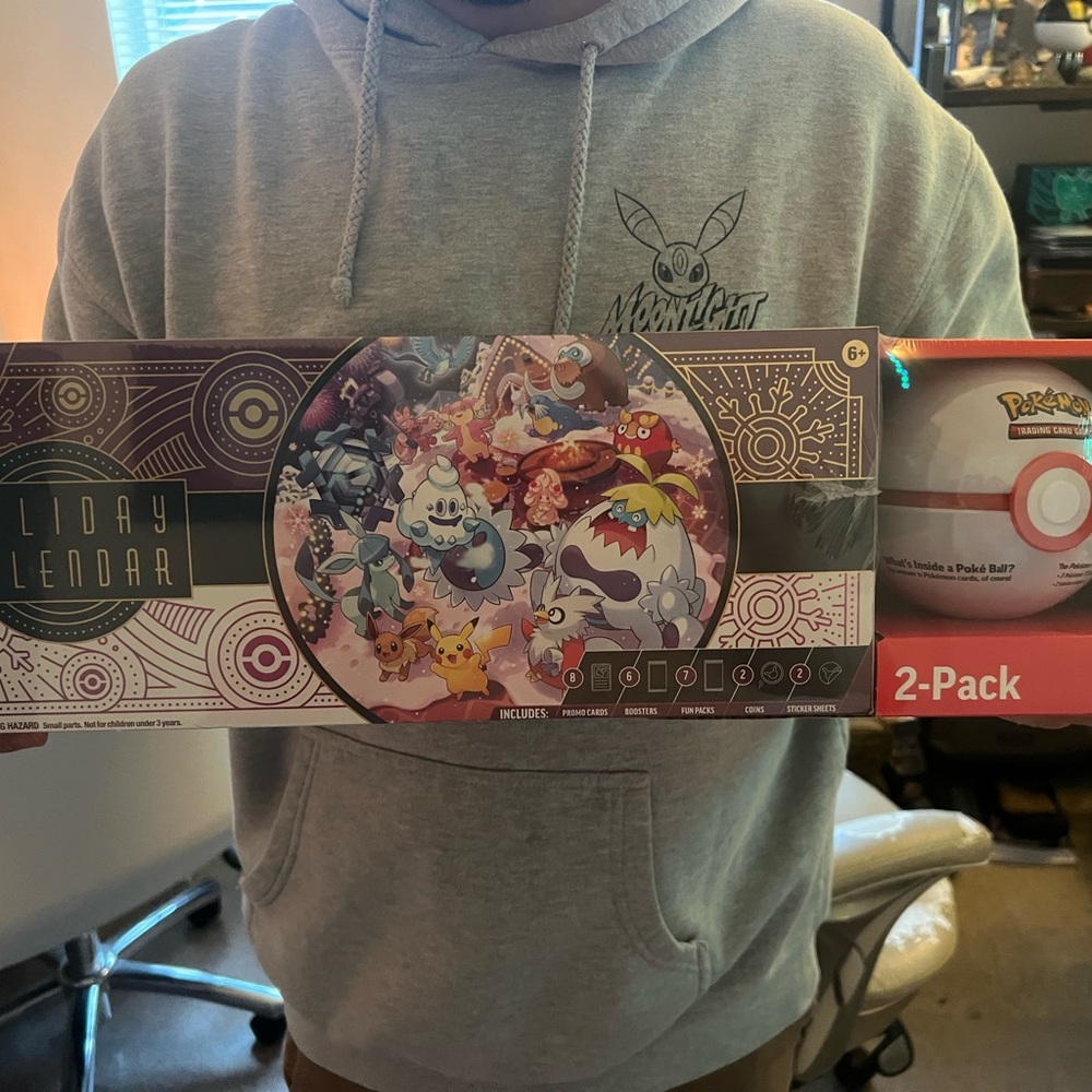 Pokemon TCG Holiday Calendar Set. Costco exclusive with Pokeball.